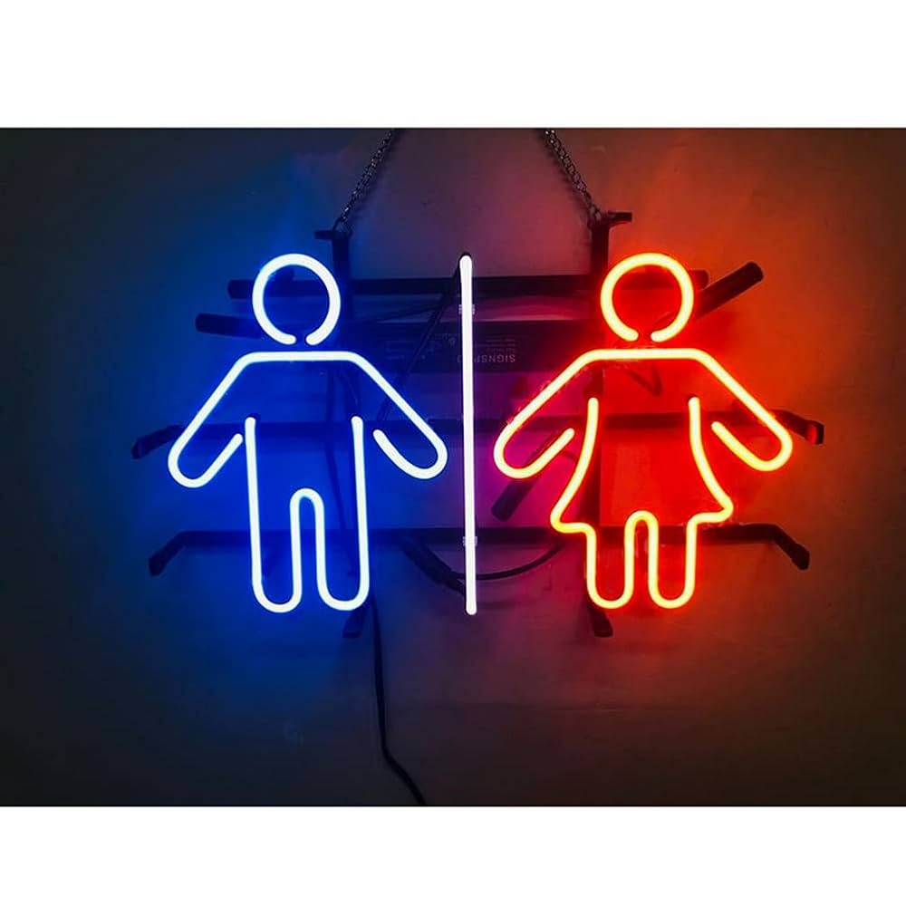 ネオンサイン、トイレ標識 NEON SIGN オーダーメイド ギフトカフェ Amazon | ネオンサイン トイレ標識 TOILET NEON SIGN インテリア